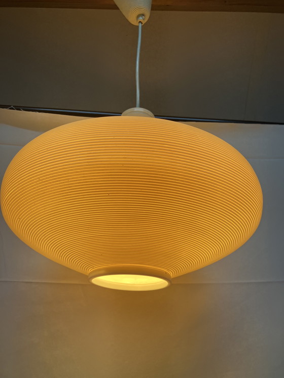 Image 1 of Vintage jaren 60 Rotaflex hanglamp met originele plafondkap!