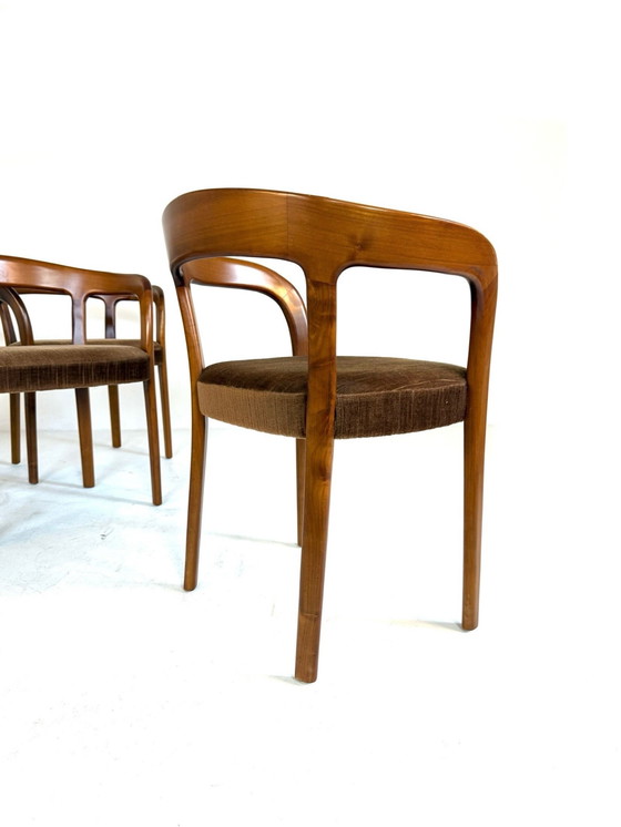Image 1 of Set van 6 vintage eetkamerstoelen ‘60