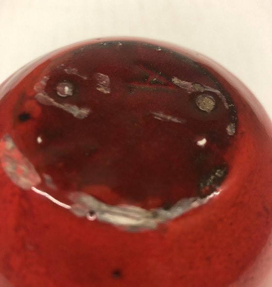 Image 1 of Vaso in ceramica rossa vintage