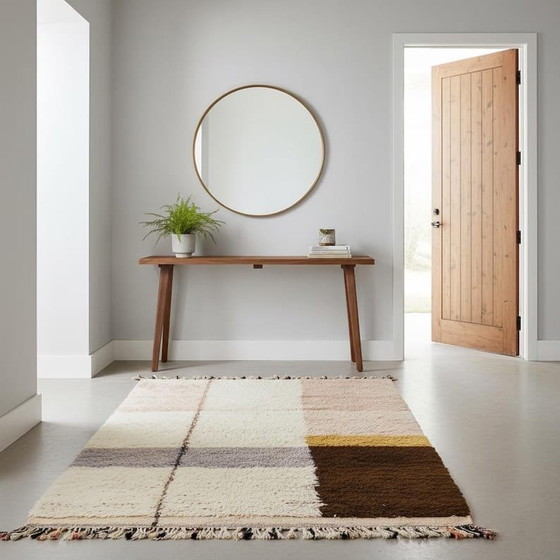 Alfombra bereber Beni Ourain hecha a mano, 2,5 x 1,5 m – Ahrend, Wool (photo 4 of 7)