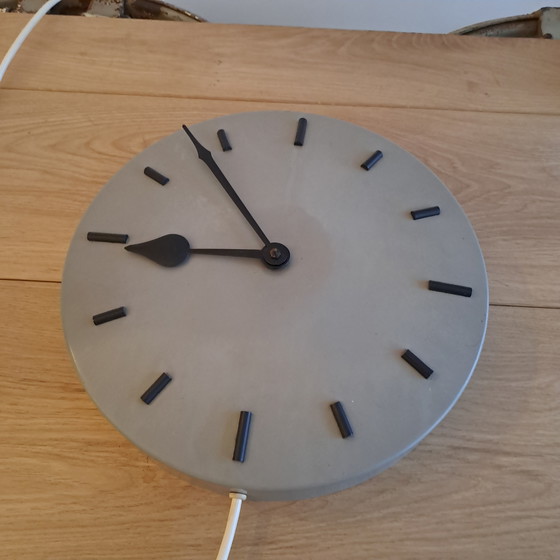 Image 1 of Vintage electric wall clock Hala Zeist 27cm