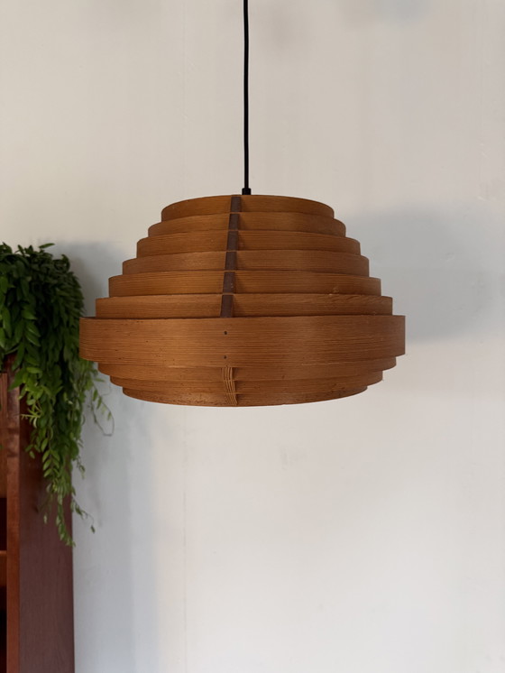 Image 1 of Lampada a sospensione vintage a stecche, Hans Agne Jakobsson anni '60