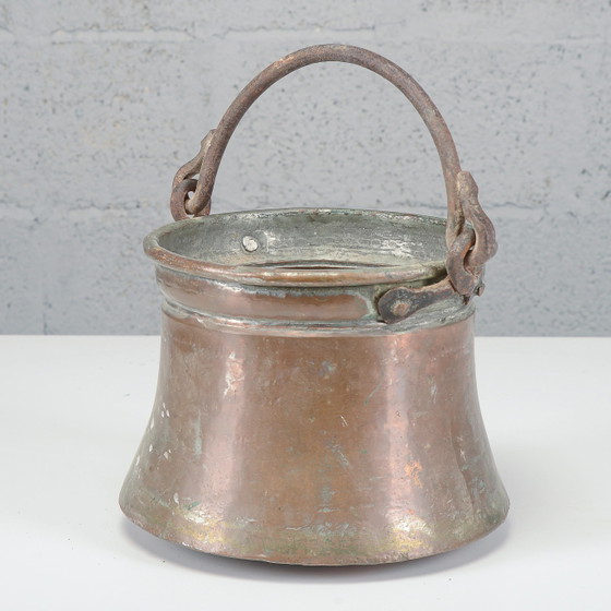 Bol-Seau en Cuivre du XXe Siècle – Objets déco, Rustic (photo 6 of 8)