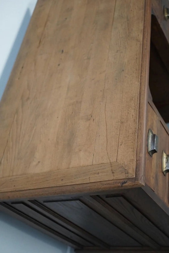 Image 1 of Bancone/scrivania o isola da cucina in rovere francese, anni '50