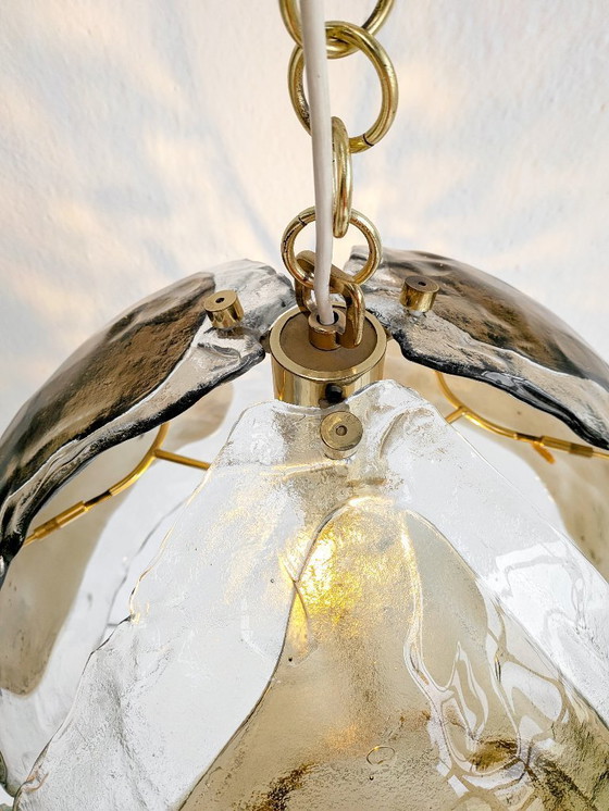 Image 1 of Lampadario in vetro di Murano di Kaiser Leuchten anni '70