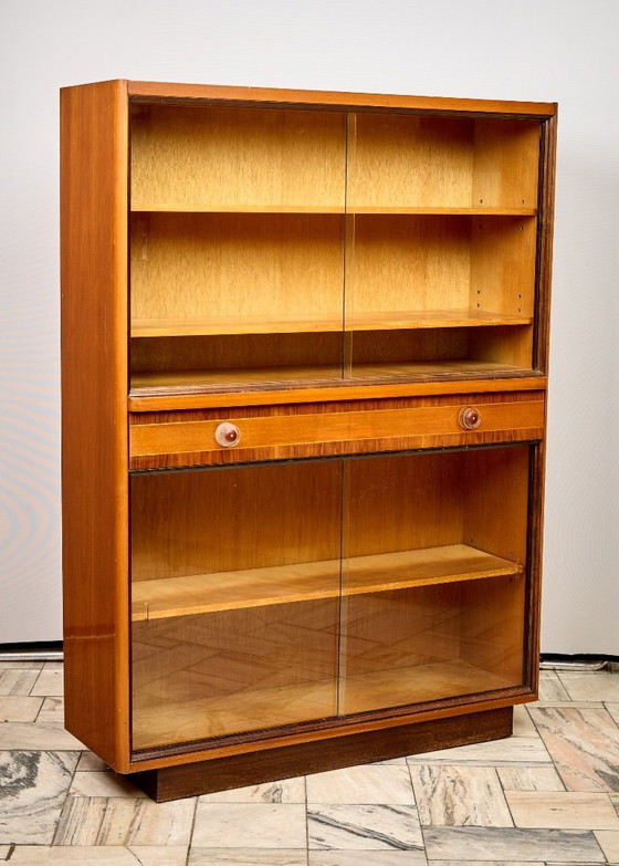 Image 1 of Art Deco Bookshelf, 1960s, Czechoslovakia