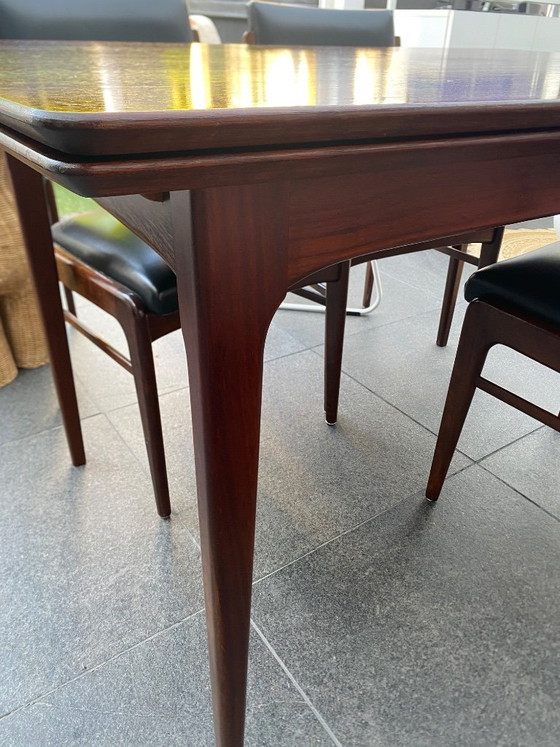 Image 1 of Erik Buch rosewood eetkamer set
