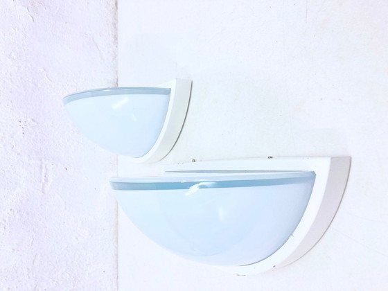 Image 1 of Deux appliques murales de Glashütte Limburg, design des années 1970/80