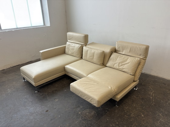 Brühl Moule Designer Sofa Couch Leather – Seating area (photo 7 of 13)