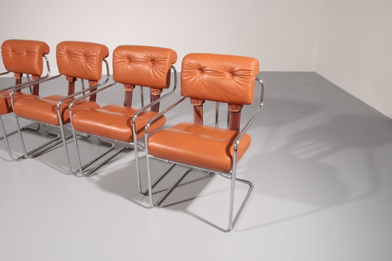 Image 1 of Sillas italianas Tucroma de Guido Faleschini para i4 Mariani, 1970