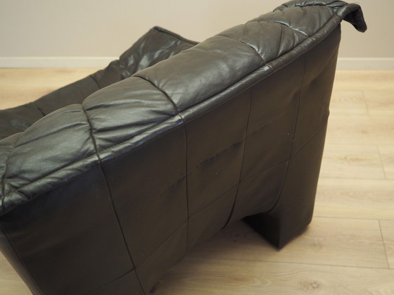 Image 1 of Leren fauteuil, Italiaans ontwerp, jaren 1960, Productie: Italië