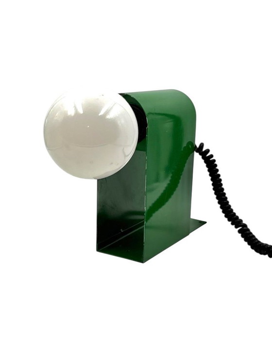 Image 1 of Lámpara de mesa/pared verde estilo era espacial, Italia, década de 1970.