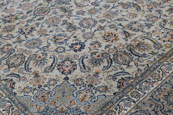 Image 1 of Persian carpet Kashan Signed 4.90 x 3.10 Oriental carpet fine No. 24610