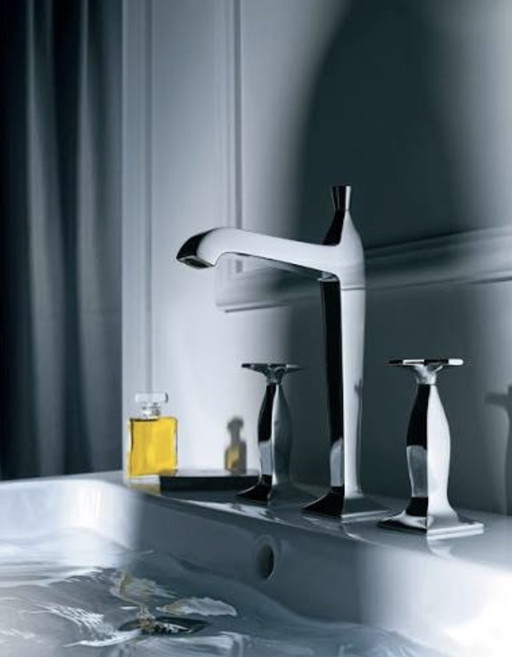 Nieuwe Zucchetti Bellagio wastafelkraan – chroom – wanddecoratie, Metal