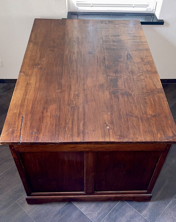 Image 1 of Bellissima scrivania duo in teak inglese