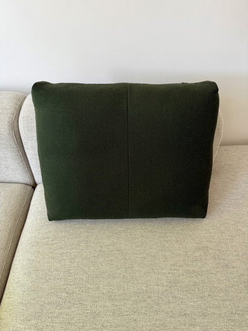 HAY Mags Cushion Steelcut Trio - Color Green (975)