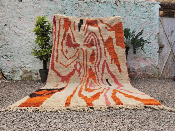 Alfombra de lana hecha a mano de Marruecos 3 x 2 m – Wool (photo 6 of 10)