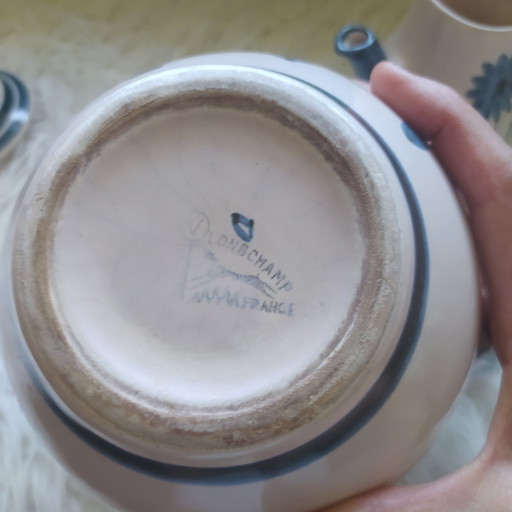Vajilla Faïencerie De Longchamp Modelo Fleur Bleue – servies, Ceramic (photo 2 of 13)