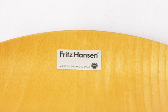 Image 1 of Arne Jacobsen Chair 3107 (Series 7), Beechwood Shell, Chrome Legs, Danish Design