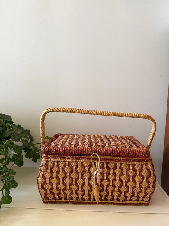 Vintage wicker storage basket – Decorative Objects, Wood (photo 5 of 6)