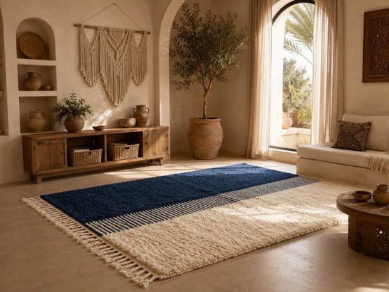 Image 1 of Handgeweven Marokkaanse tapijten | 100% natuurlijke wol 200cm x 300cm