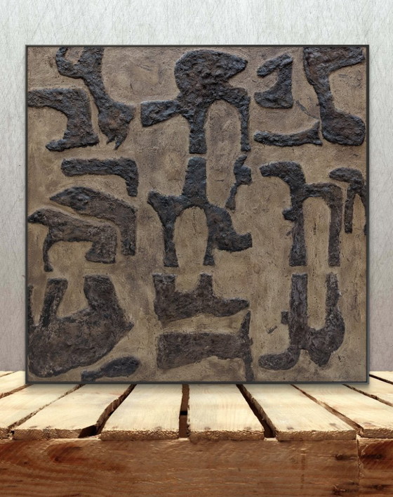 Image 1 of Pintura de arte moderno/objeto de pared: Reino animal