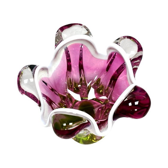 Image 1 of Chřibská Sklárna J. Hospodka vase, art glass, Czechoslovakia, 1960s.
