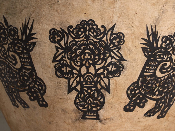 Antique Chinese papier-mâché container – China, circa 1900 – Decorative Objects, Paper (photo 17 of 40)
