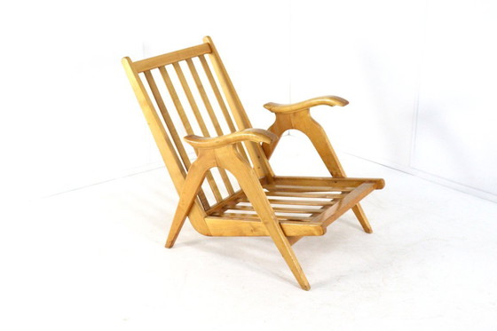 Image 1 of Set of 2 oak vintage armchairs 'Nederweert' vintage