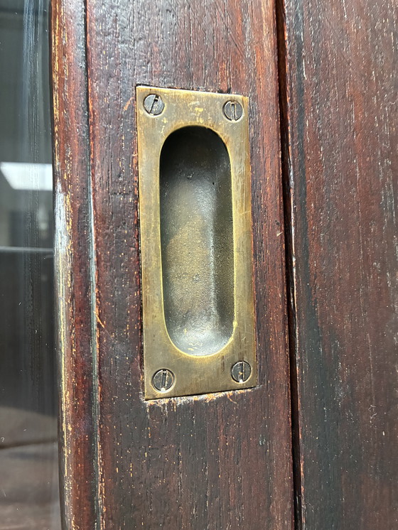 Image 1 of Mobile buffet/vetrina in massello antico