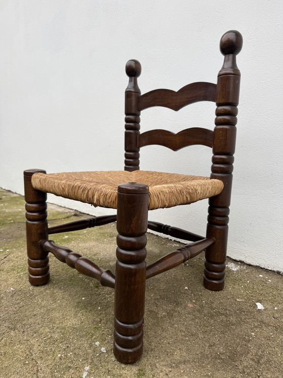 Image 1 of Charles Dudouyt Low Chair, jaren 1950