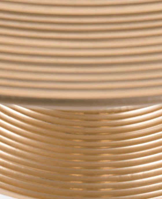 Image 1 of Bold monkey hypnosing round golden coffee table
