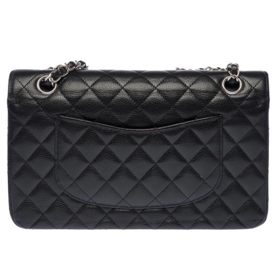 Image 1 of Borsa CHANEL Timeless/Classique en Cuir Noir - 103459