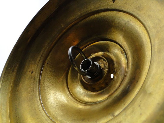 Art Nouveau Pendant Lamp, 20th Century, 1890s – Glass, Brass (photo 4 of 10)