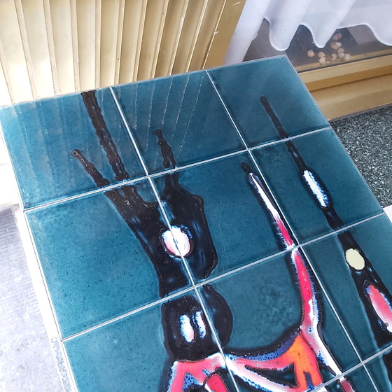 Image 1 of Mesa de centro de cerámica diseñada por Juliette Belarti para Adri Bélgica, 1970