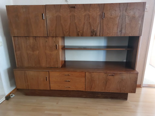 Wall cabinet, sideboard, Danish style, rosewood, vintage