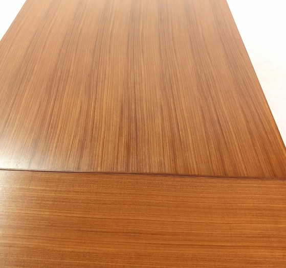 Midcentury teak Dining table | extendable | Vintage Danish design, Wood, Brown (photo 7 of 10)