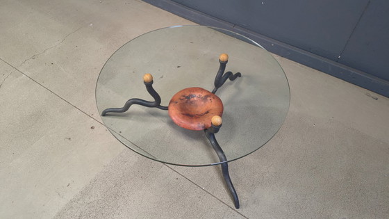 Image 1 of Mesa de centro de hierro forjado de DAB, década de 1970 - Países Bajos