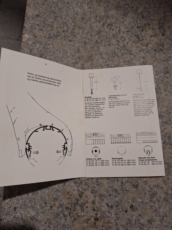 Image 1 of ZELDZAAM: 2x Louis Poulsen "Langelinie" designlampen – NIEUW & VERZEGELD
