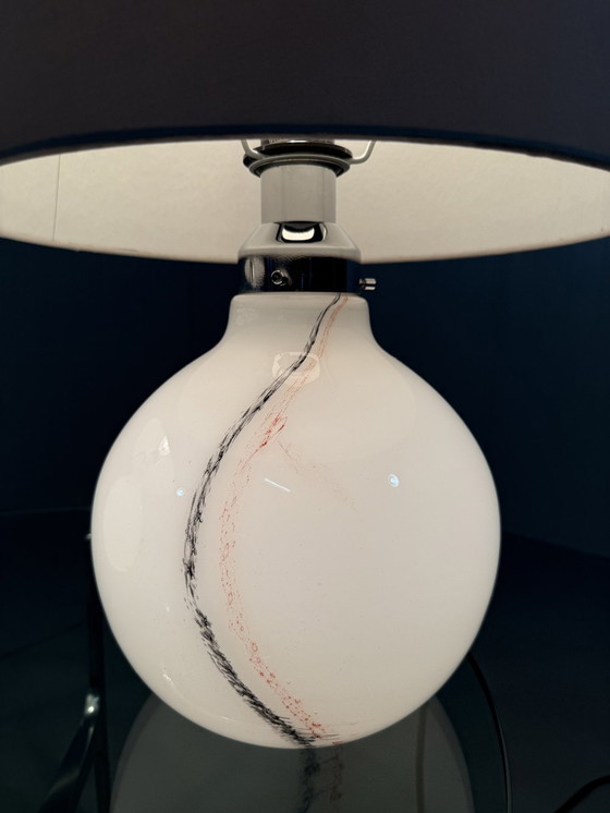 Image 1 of Peill & Putzler Large Glass Table Lamps 1970's