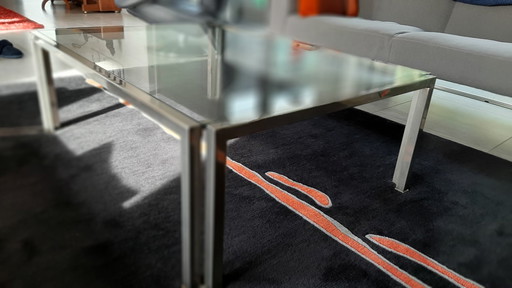 Designer coffee table, design by Peter Ghyczy 1986