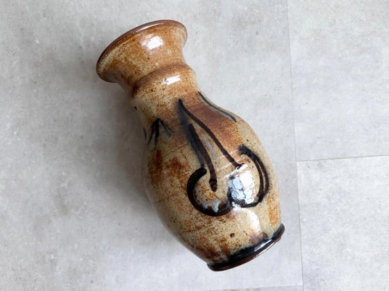 1x Large Vintage Studio Ceramic Floor Vase / Vase (photo 5 of 8)