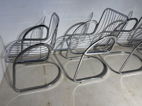 Image 1 of Gastone Rinaldi vintage stoelen Rero Artdeco 