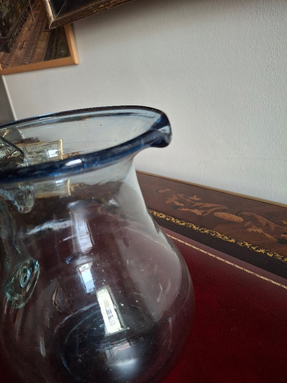 Image 1 of Set per aranciata in vetro soffiato, tipo Biot