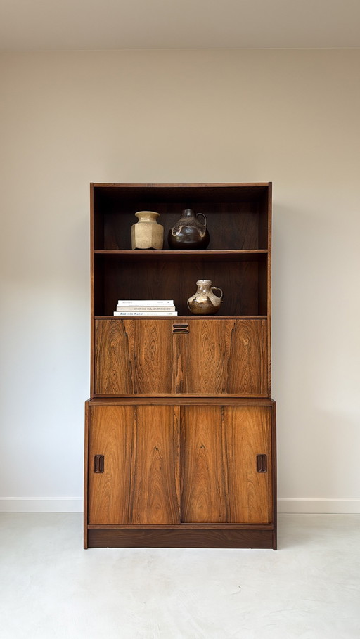 Mobiletto vintage in legno di palissandro