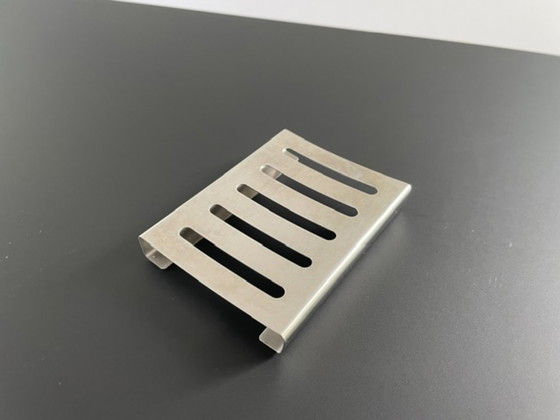 Image 1 of Elegante, rechteckige Seifenschale aus Edelstahl