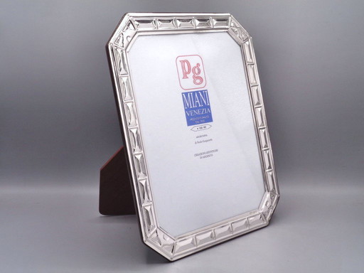 Cornice argento 925 18x24 ottagonale