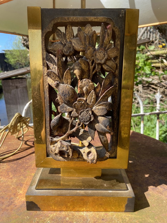 Lampe Hollywood Regency en Laiton – Brass (photo 5 of 10)