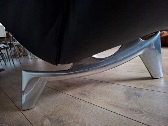 Image 1 of Divano Leolux Tango a 3 posti in pelle nera Senso