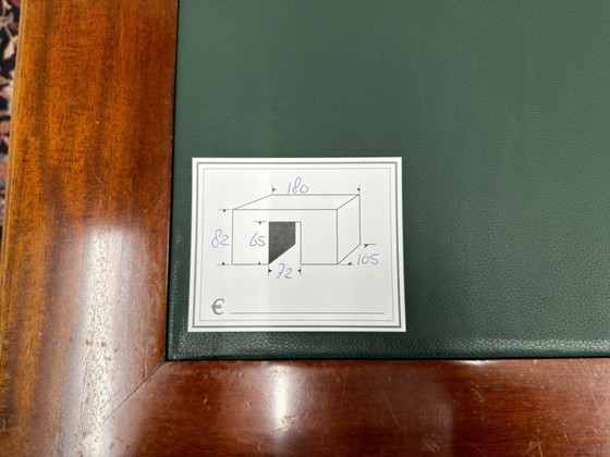 Scrivania da partner Chesterfield inglese classica – Mobili, Leather, Wood (photo 21 of 21)